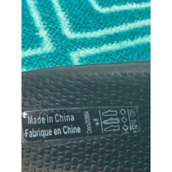 Crocs  Comfort Ballet Kalli Slip Ons Flats Black Cutout Toe Design Size 8 - Picture 6 of 8